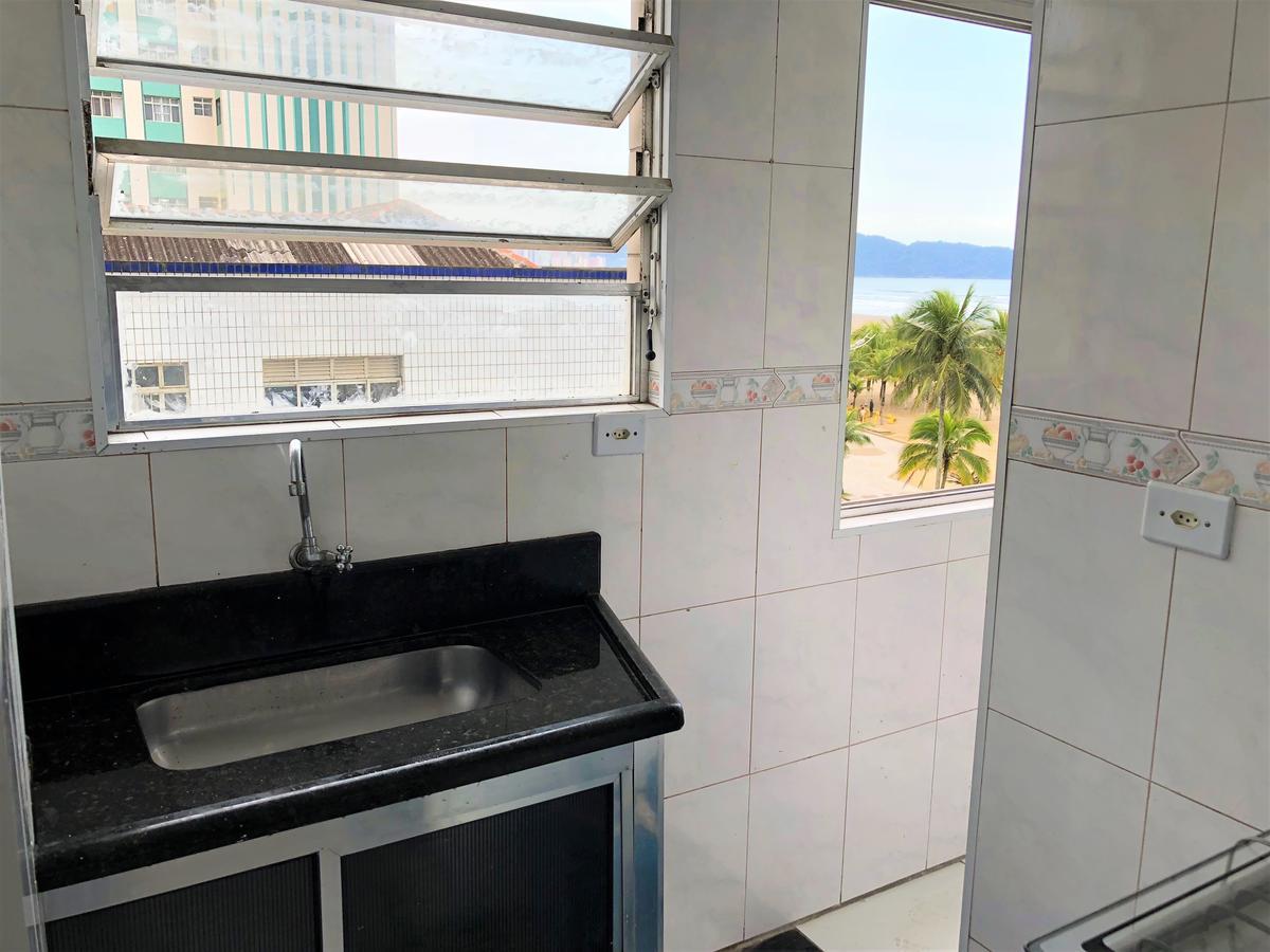 Apto Frente ao Mar com Vista Maravilhosa Praia Grande (Santos) Exterior foto