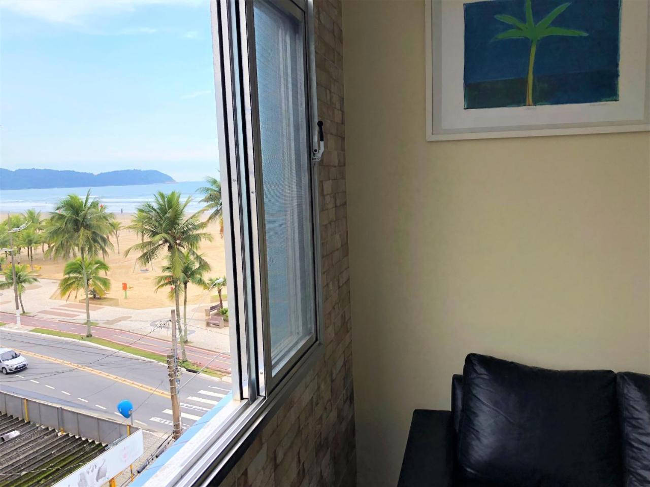 Apto Frente ao Mar com Vista Maravilhosa Praia Grande (Santos) Exterior foto